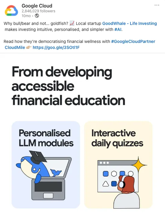 GoodWhale featured by Google